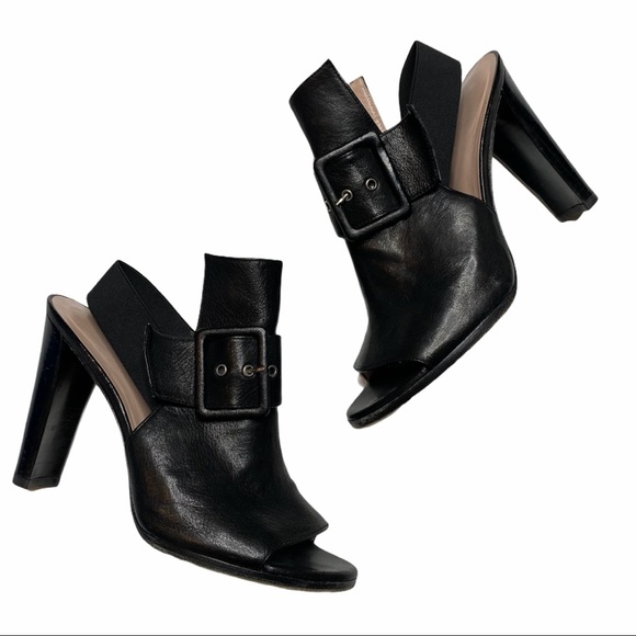 Stuart Weitzman Shoes - Stuart Weitzman Black Open Toe Heeled Boot